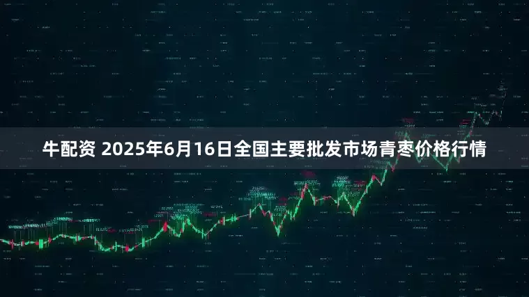 牛配资 2025年6月16日全国主要批发市场青枣价格行情