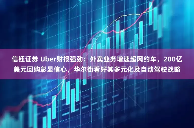 信钰证券 Uber财报强劲：外卖业务增速超网约车，200亿美元回购彰显信心，华尔街看好其多元化及自动驾驶战略